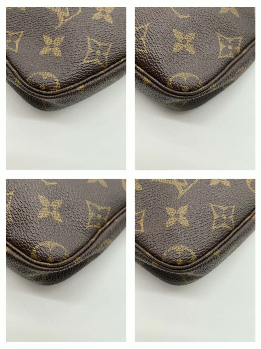 Authentic Louis Vuitton Pochette Accessoires Monogram Shoulder Bag LV Handbag - Picture 14 of 16